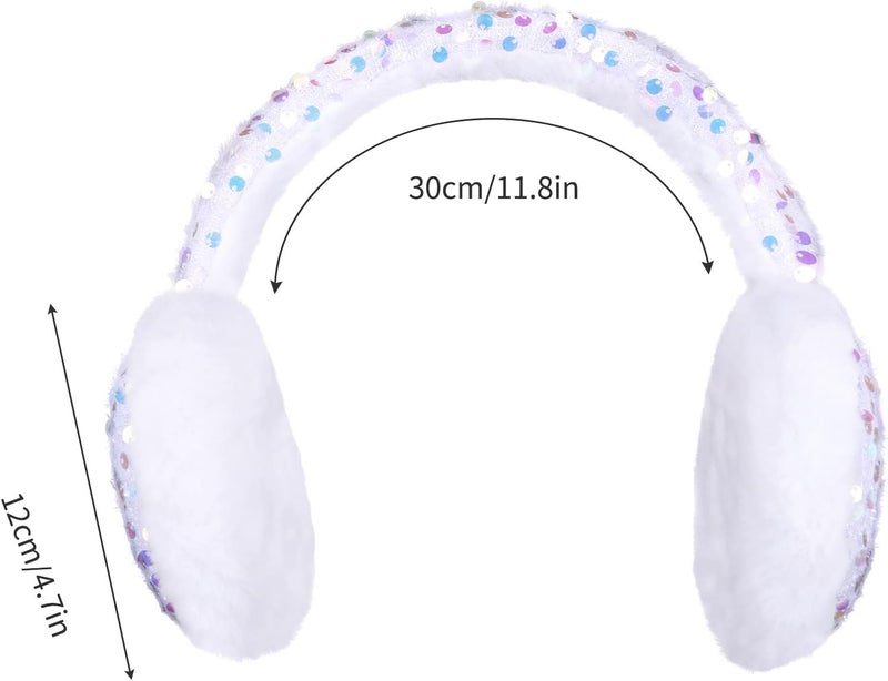 BUTITNOW Kids Knit Earmuffs Soft Plush Comfortable Winter Outdoor Ear Warmers for Boys Girls Age 4-16 Years - Image 3